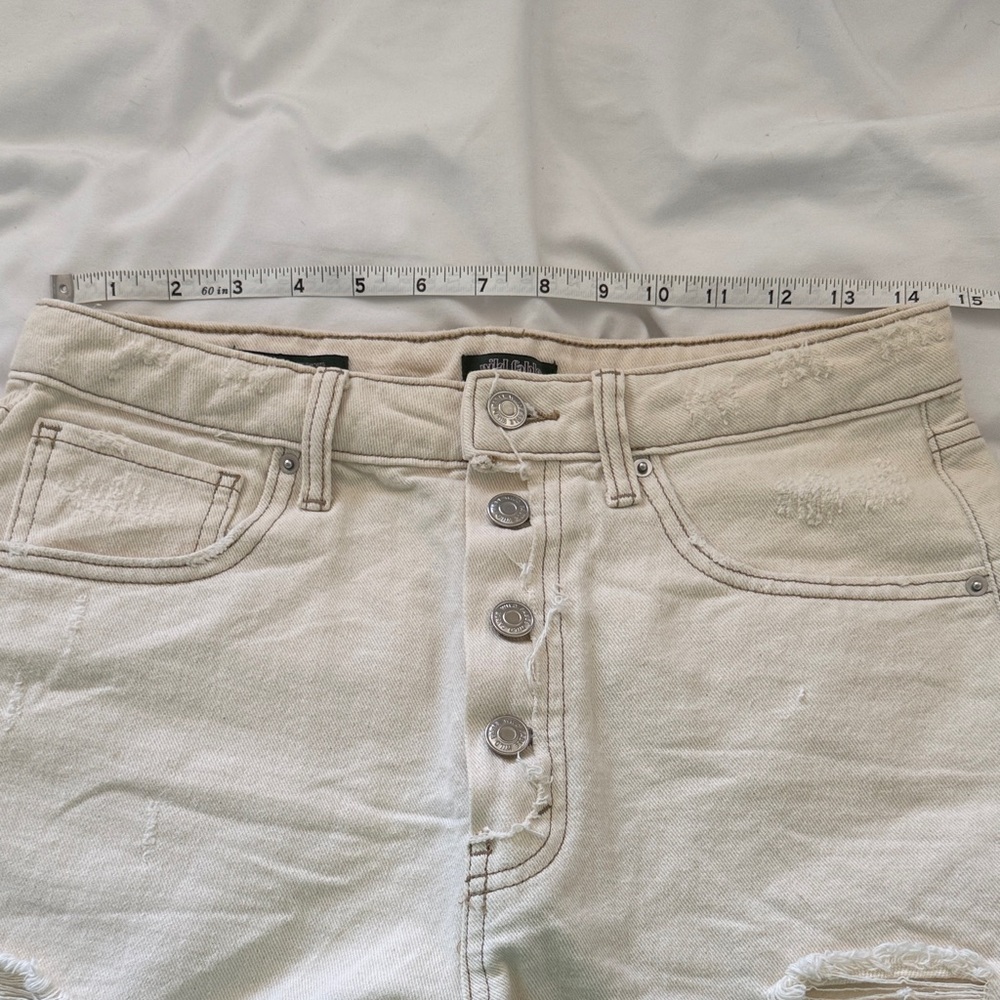 Wild Fable High Waisted Cream Cut Off Shorts Women’s Size 6 - Picture 5 of 7